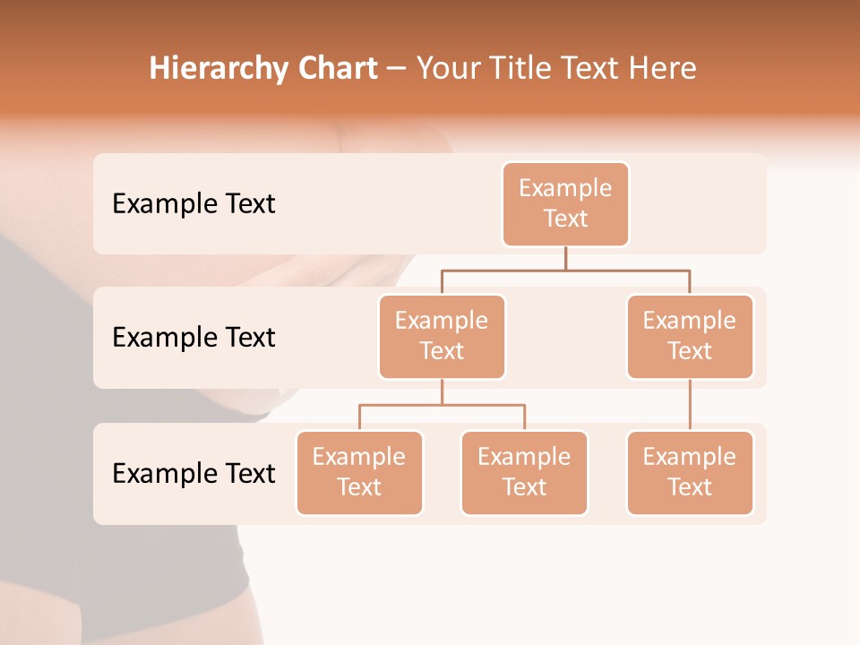Belly Manicure Fetus PowerPoint Template