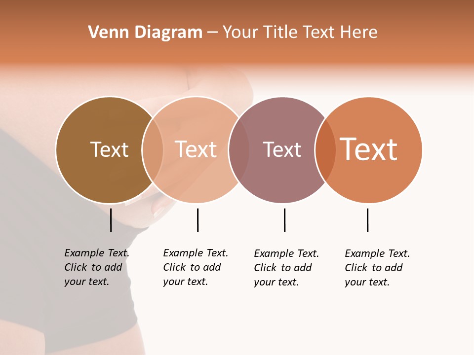 Belly Manicure Fetus PowerPoint Template