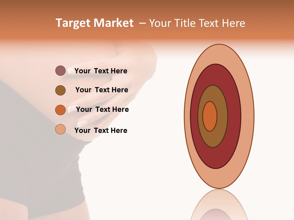 Belly Manicure Fetus PowerPoint Template