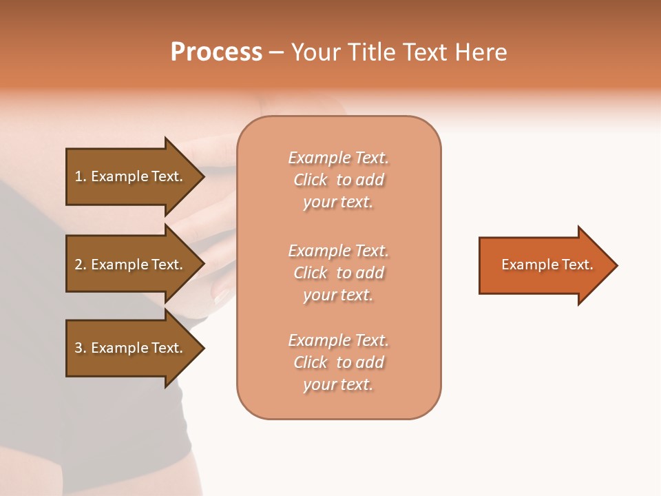 Belly Manicure Fetus PowerPoint Template