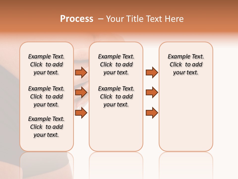 Belly Manicure Fetus PowerPoint Template