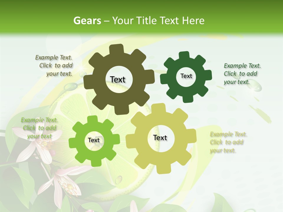 Tasty Yellow Juicy PowerPoint Template
