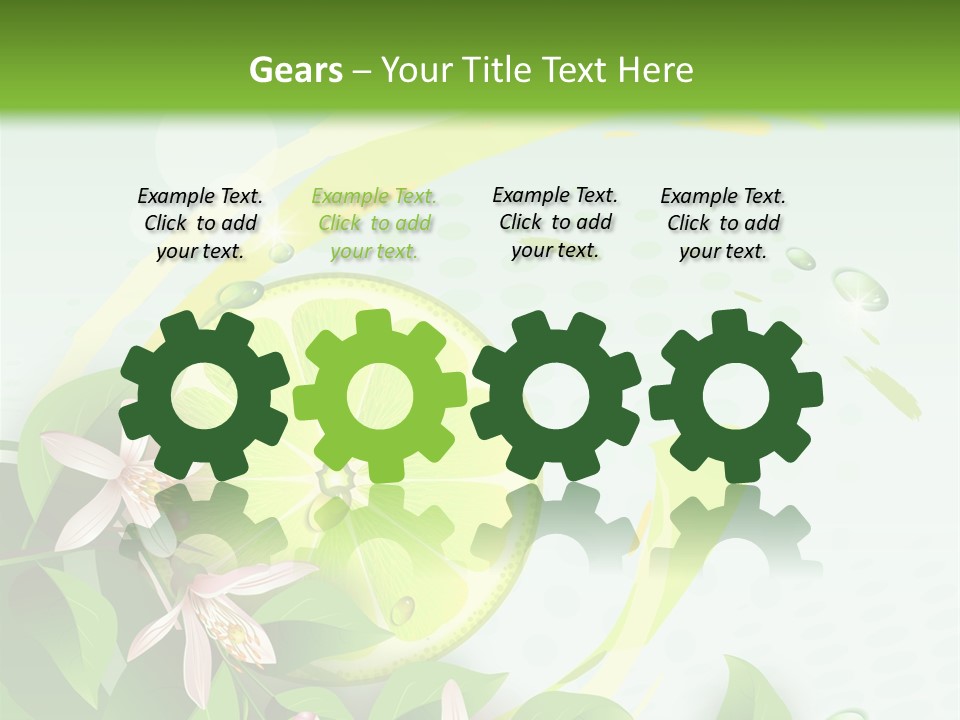 Tasty Yellow Juicy PowerPoint Template