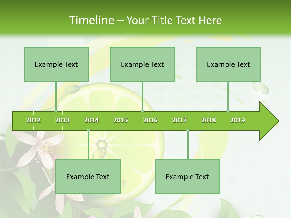 Tasty Yellow Juicy PowerPoint Template