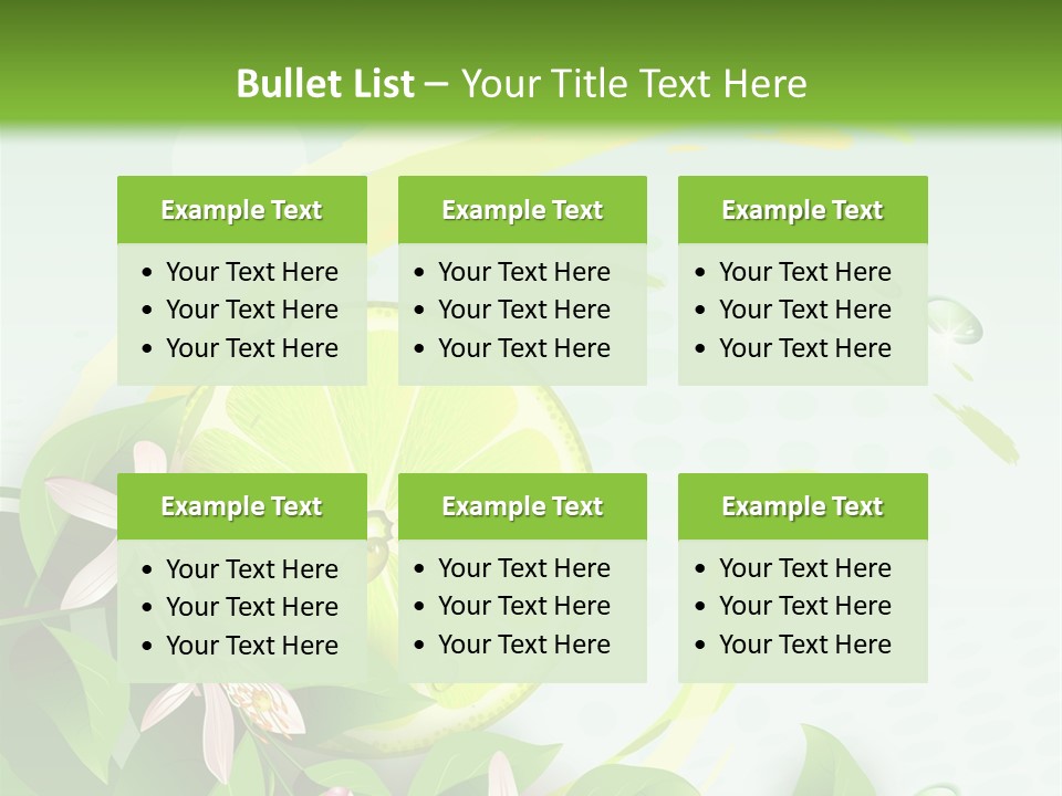 Tasty Yellow Juicy PowerPoint Template