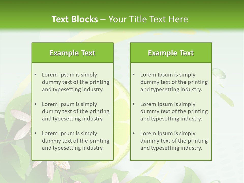 Tasty Yellow Juicy PowerPoint Template