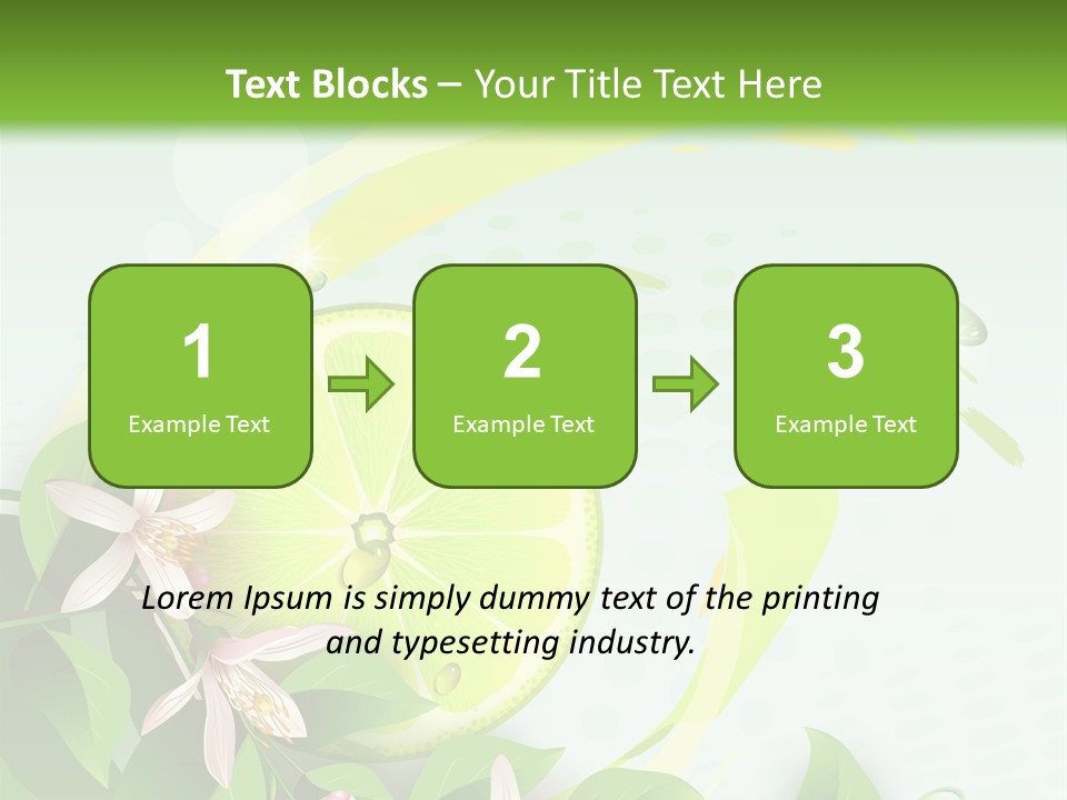 Tasty Yellow Juicy PowerPoint Template