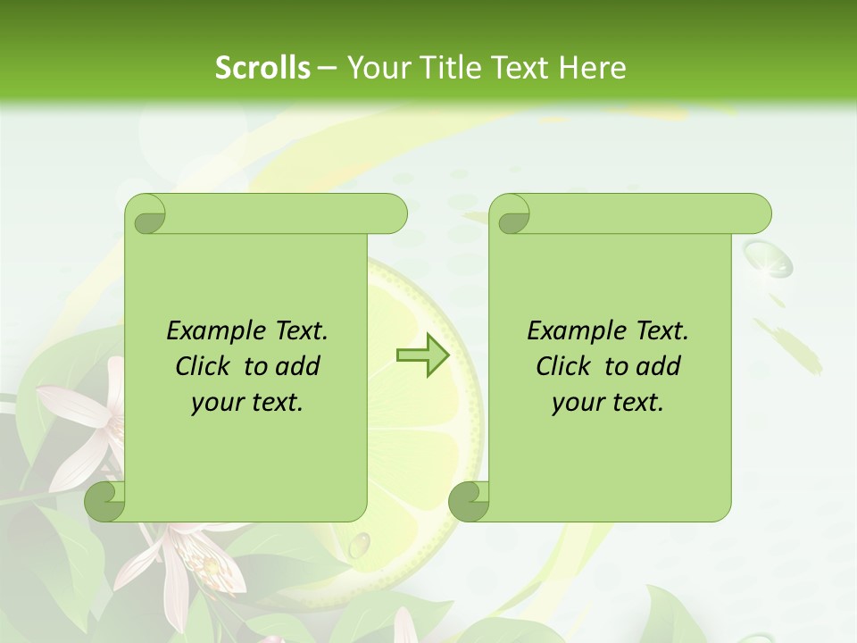 Tasty Yellow Juicy PowerPoint Template