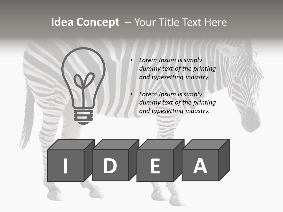 Drink Fat Vegetables PowerPoint Template