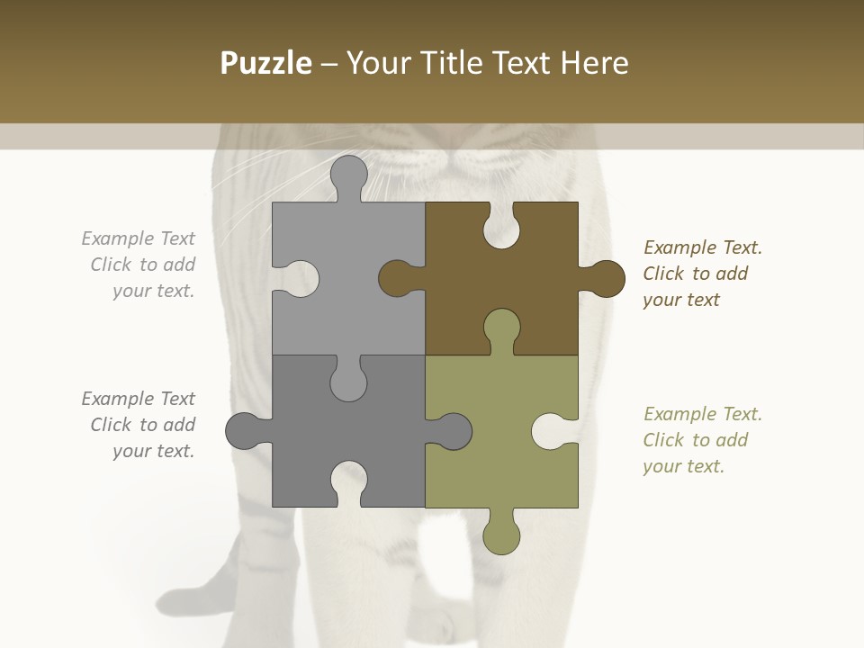 Majestic Cat Animal PowerPoint Template