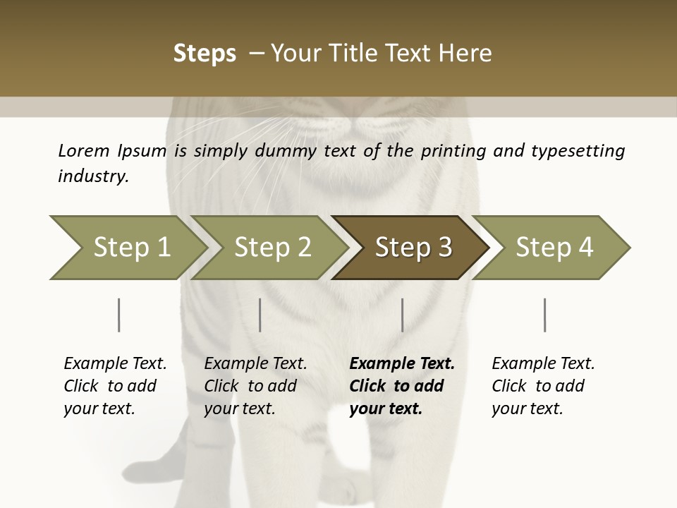 Majestic Cat Animal PowerPoint Template