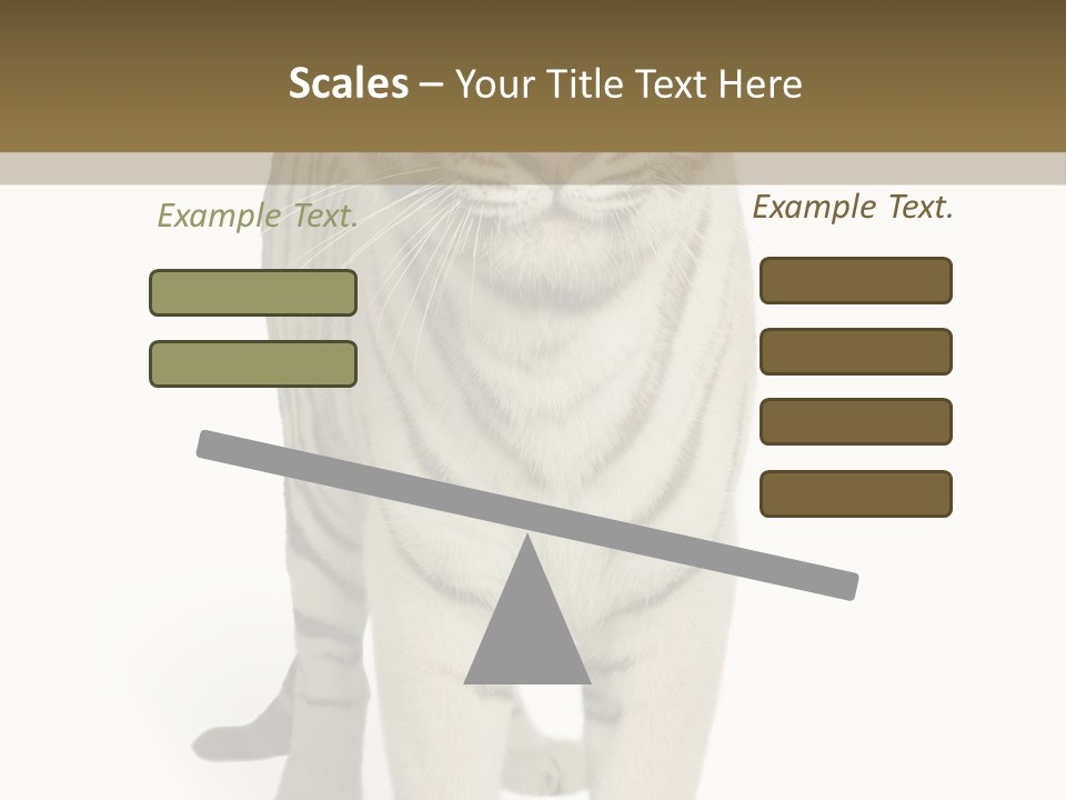 Majestic Cat Animal PowerPoint Template