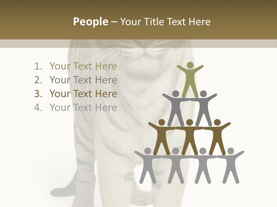Majestic Cat Animal PowerPoint Template