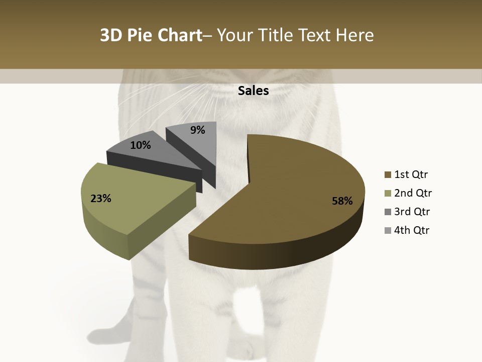 Majestic Cat Animal PowerPoint Template