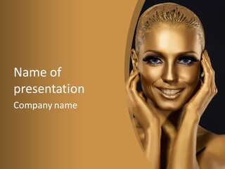 Creativity Beauty Futuristic PowerPoint Template