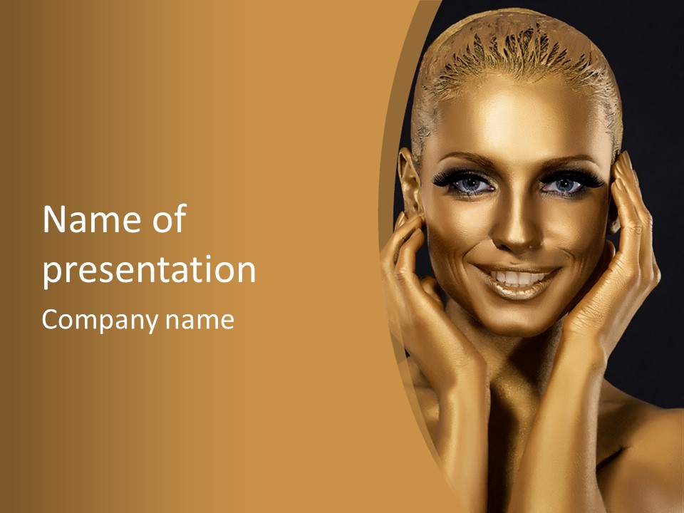 Creativity Beauty Futuristic PowerPoint Template