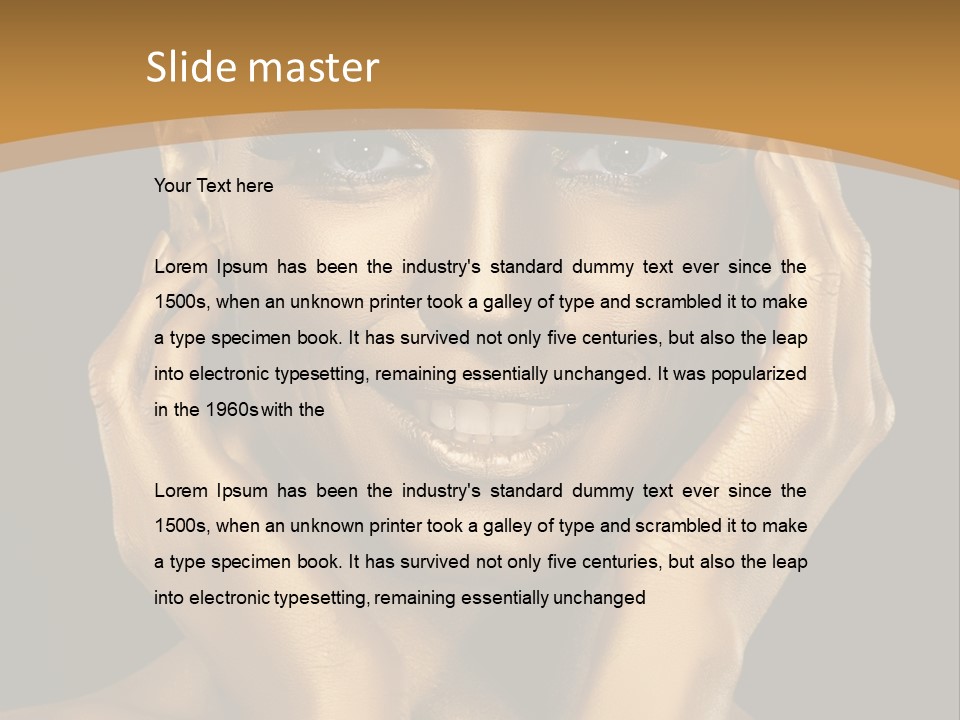 Creativity Beauty Futuristic PowerPoint Template