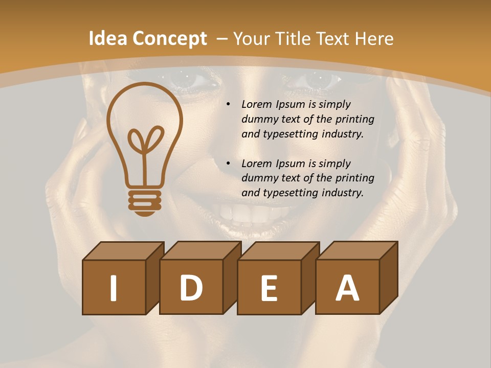 Creativity Beauty Futuristic PowerPoint Template