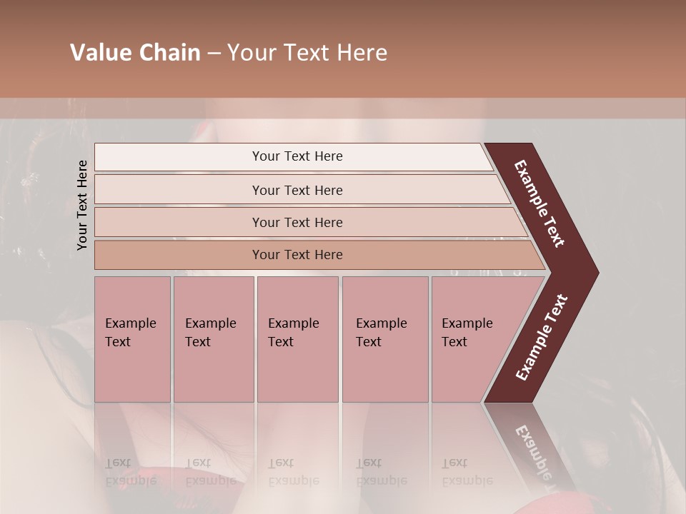 Cheerful Bra Undergarments PowerPoint Template