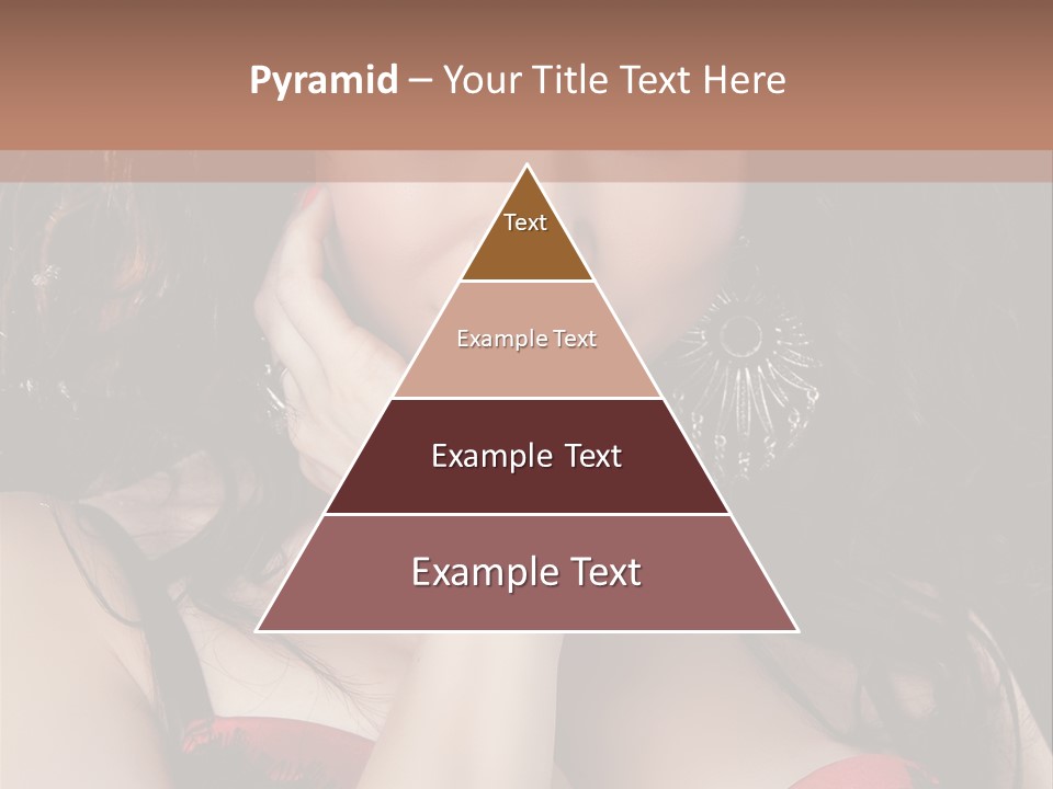 Cheerful Bra Undergarments PowerPoint Template