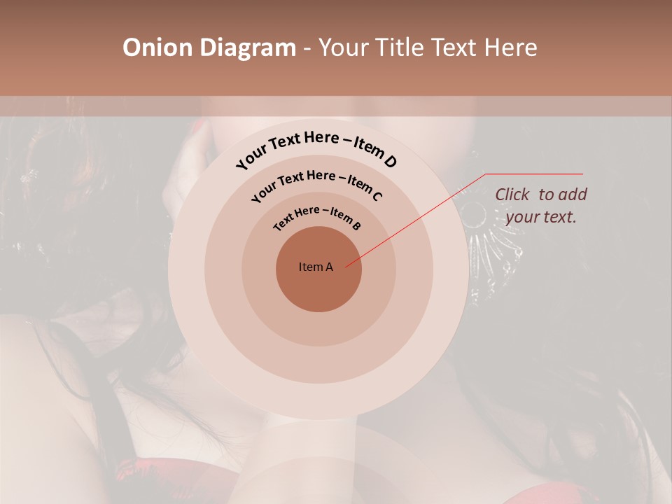 Cheerful Bra Undergarments PowerPoint Template