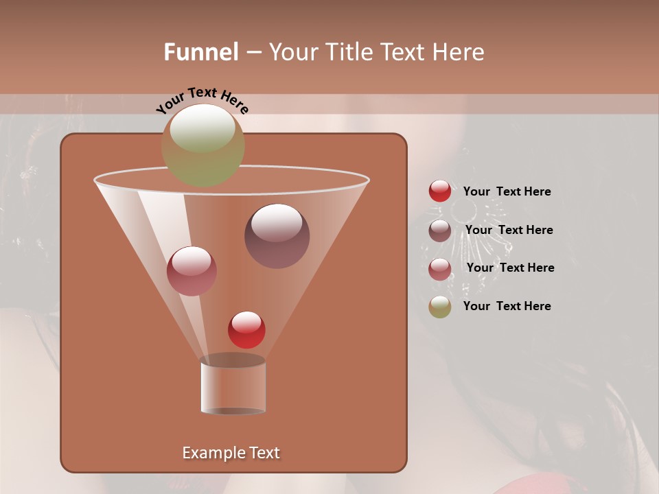 Cheerful Bra Undergarments PowerPoint Template