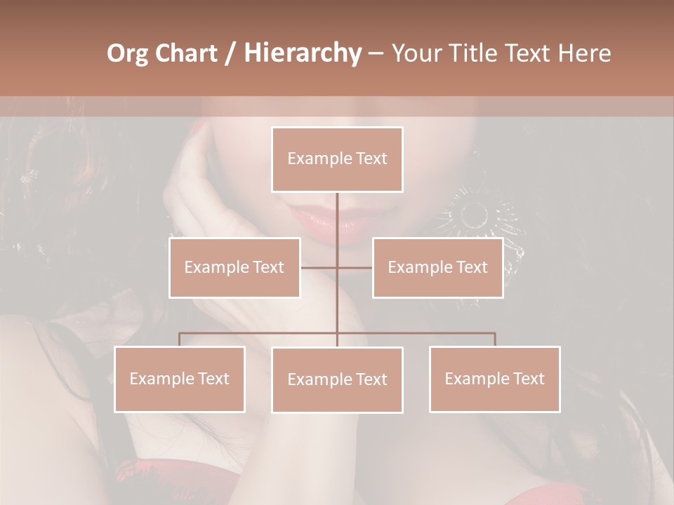 Cheerful Bra Undergarments PowerPoint Template