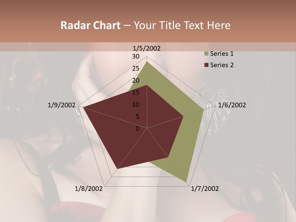 Cheerful Bra Undergarments PowerPoint Template