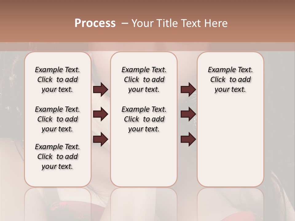 Cheerful Bra Undergarments PowerPoint Template