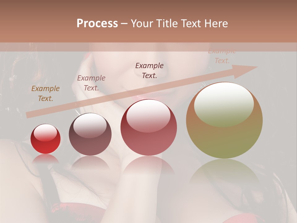 Cheerful Bra Undergarments PowerPoint Template