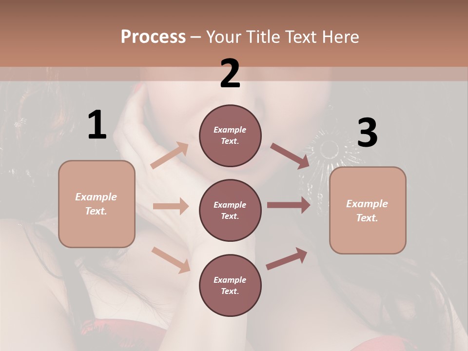 Cheerful Bra Undergarments PowerPoint Template