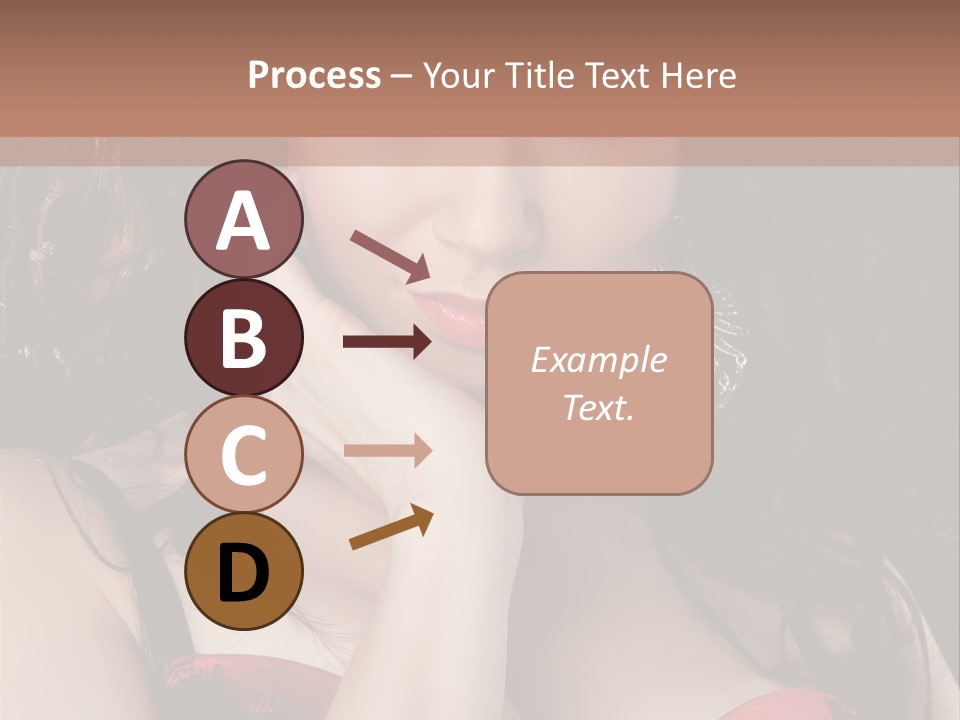 Cheerful Bra Undergarments PowerPoint Template