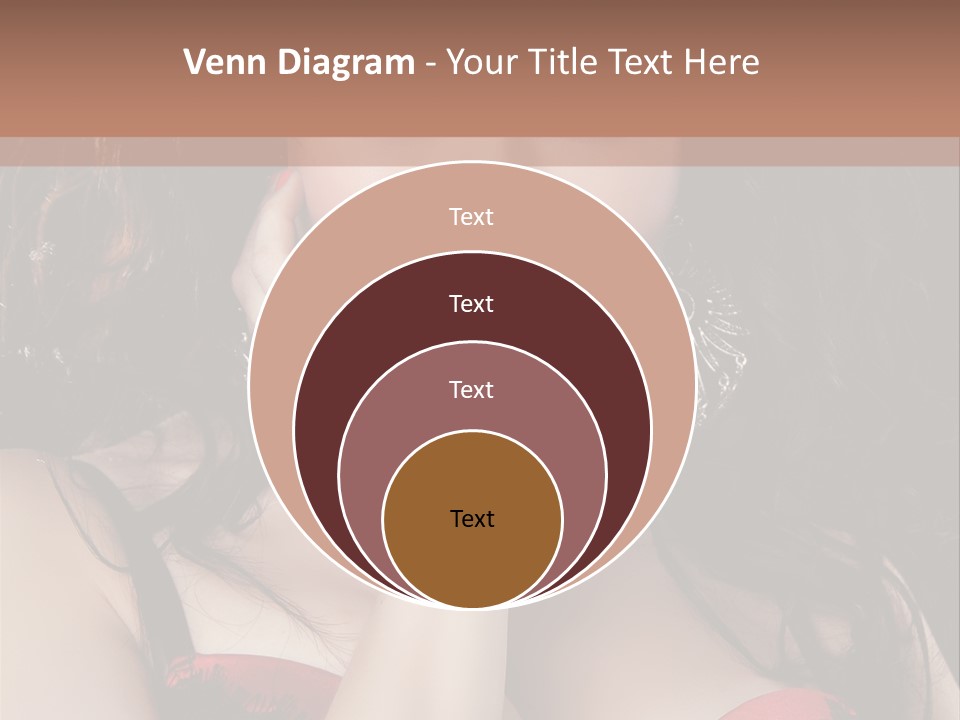 Cheerful Bra Undergarments PowerPoint Template