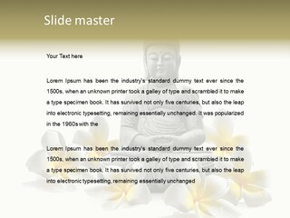 Harmonie Buddha Boudha PowerPoint Template