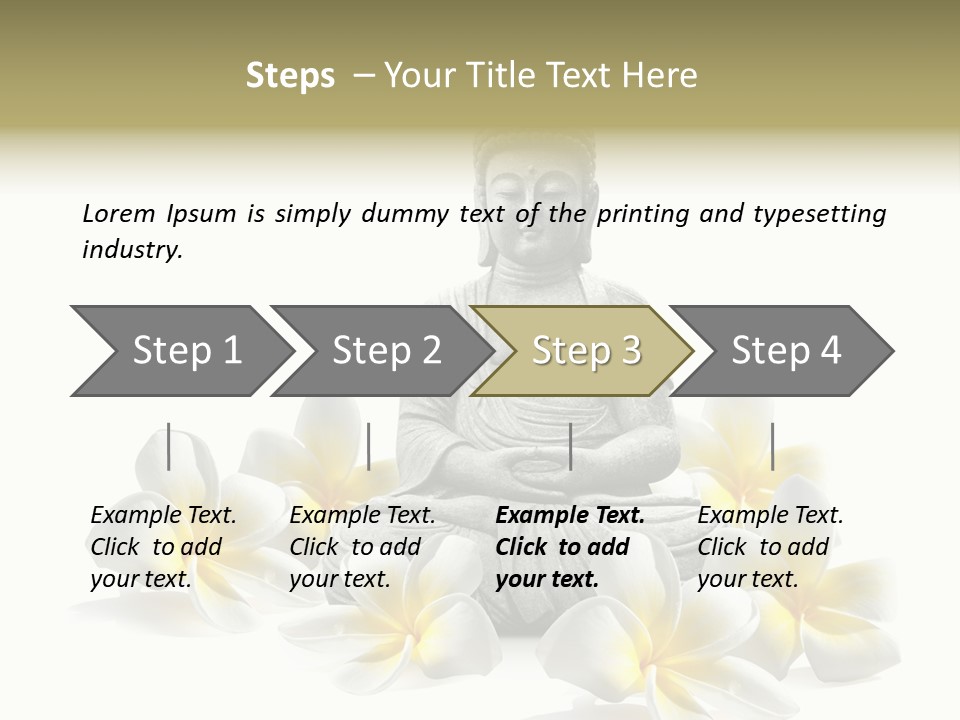 Harmonie Buddha Boudha PowerPoint Template