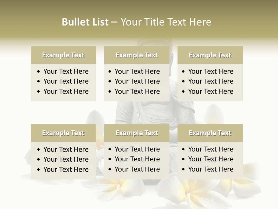 Harmonie Buddha Boudha PowerPoint Template