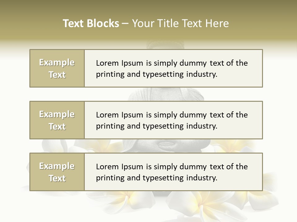 Harmonie Buddha Boudha PowerPoint Template