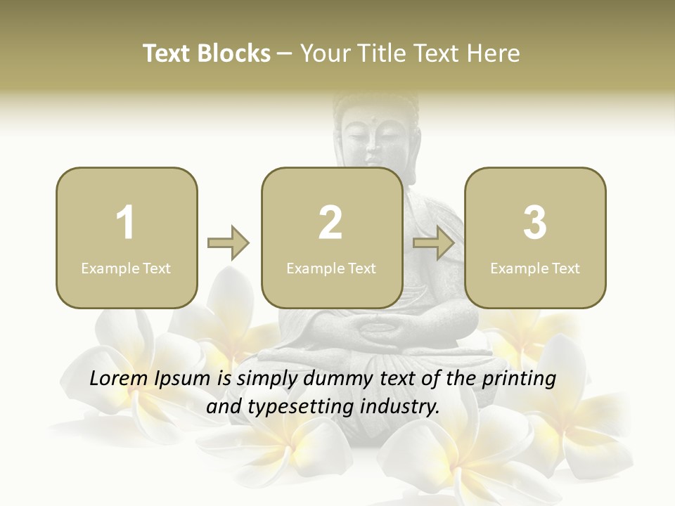 Harmonie Buddha Boudha PowerPoint Template
