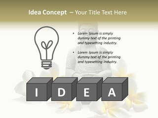 Harmonie Buddha Boudha PowerPoint Template