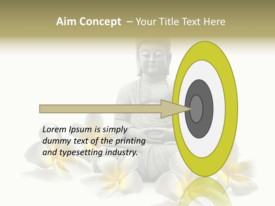 Harmonie Buddha Boudha PowerPoint Template