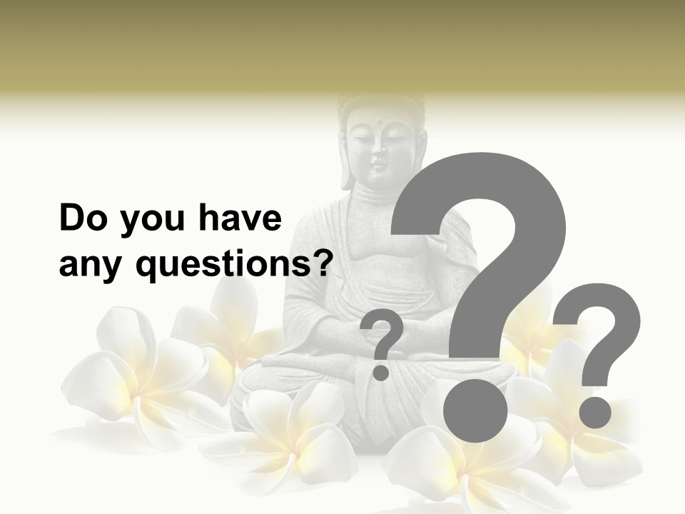 Harmonie Buddha Boudha PowerPoint Template