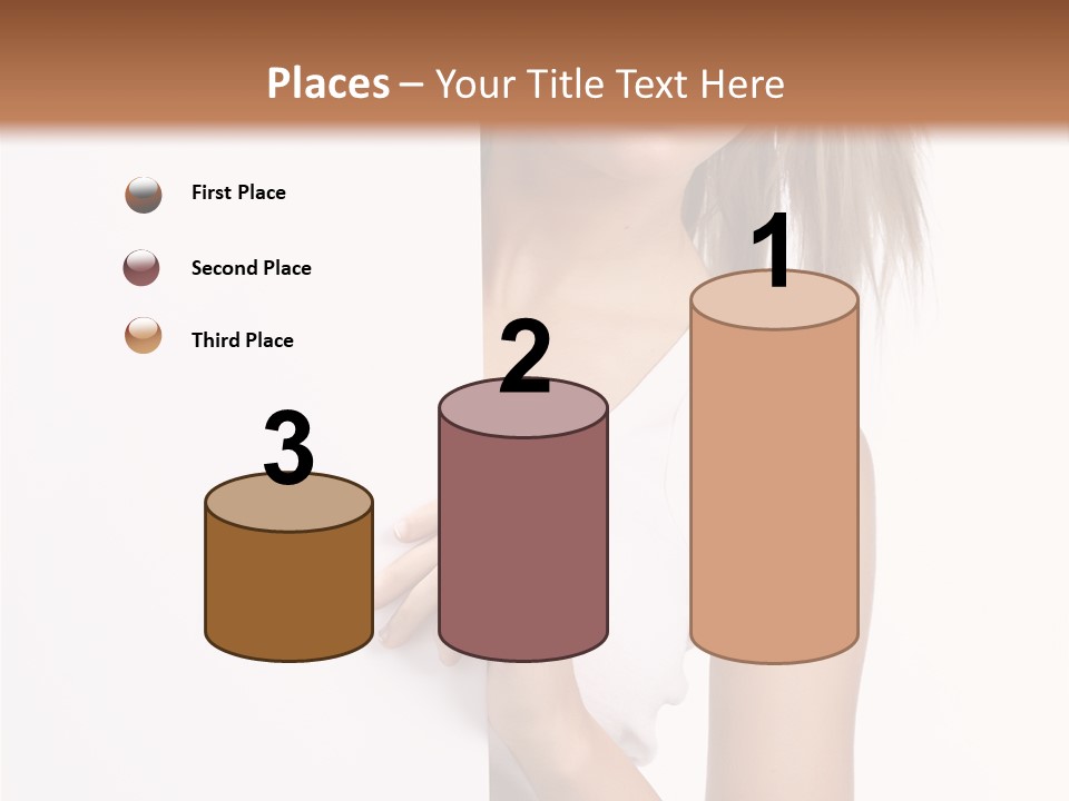 Beautiful Add Girl PowerPoint Template