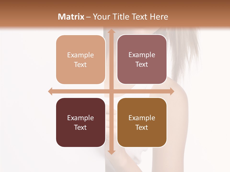Beautiful Add Girl PowerPoint Template