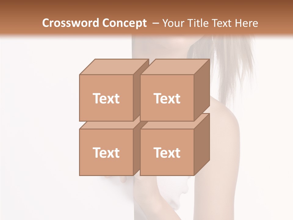 Beautiful Add Girl PowerPoint Template