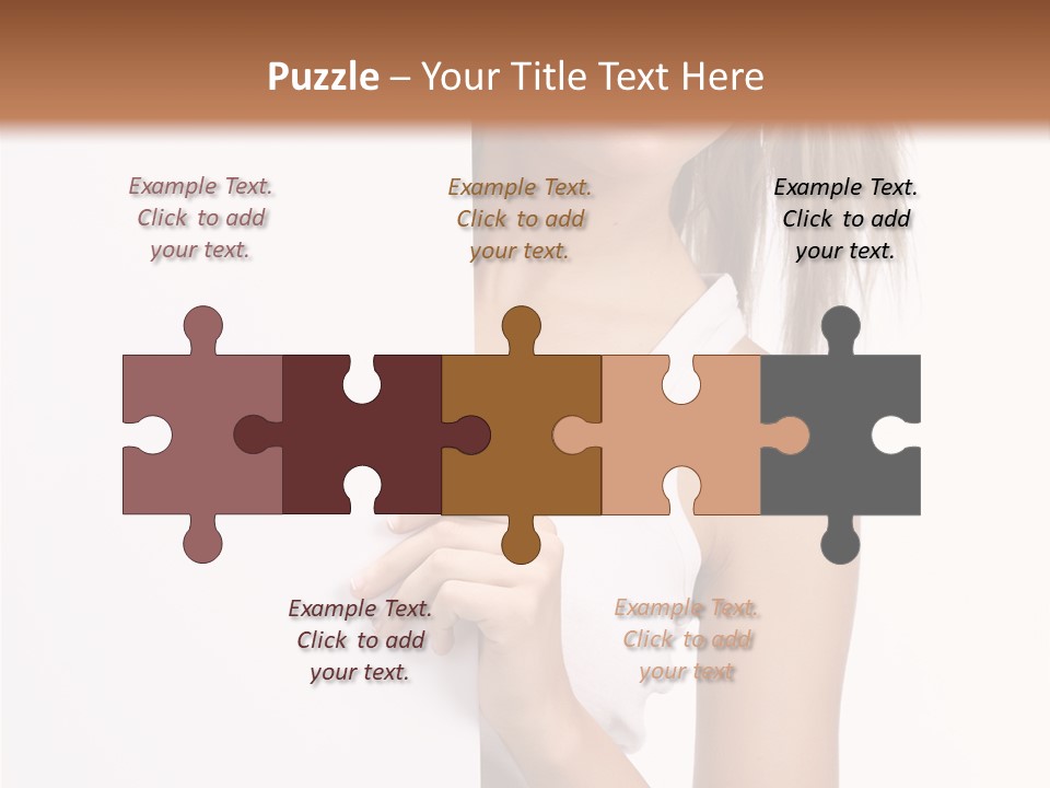 Beautiful Add Girl PowerPoint Template