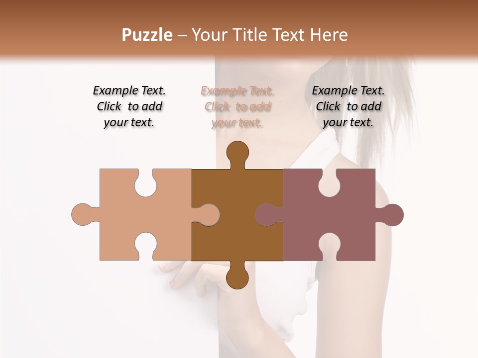 Beautiful Add Girl PowerPoint Template
