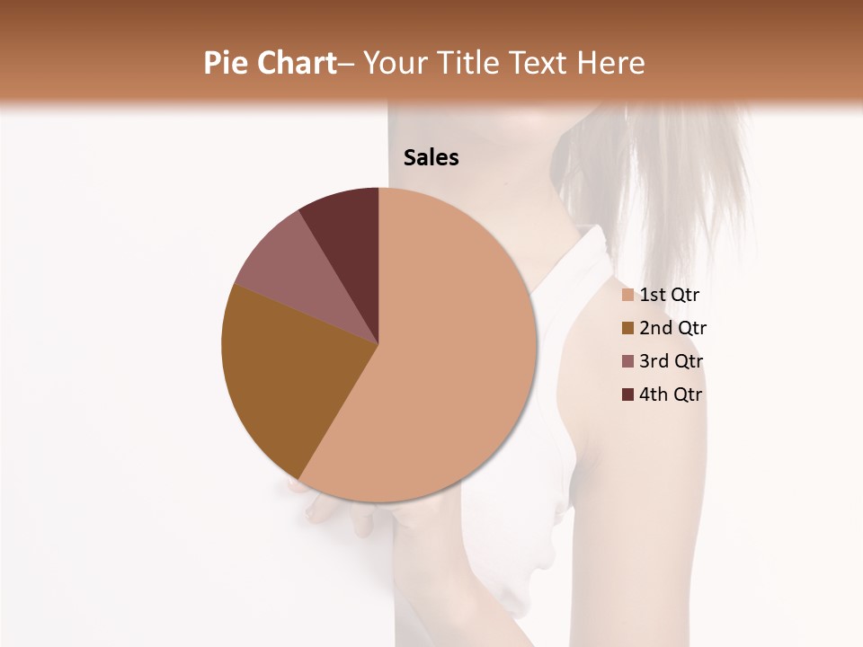 Beautiful Add Girl PowerPoint Template