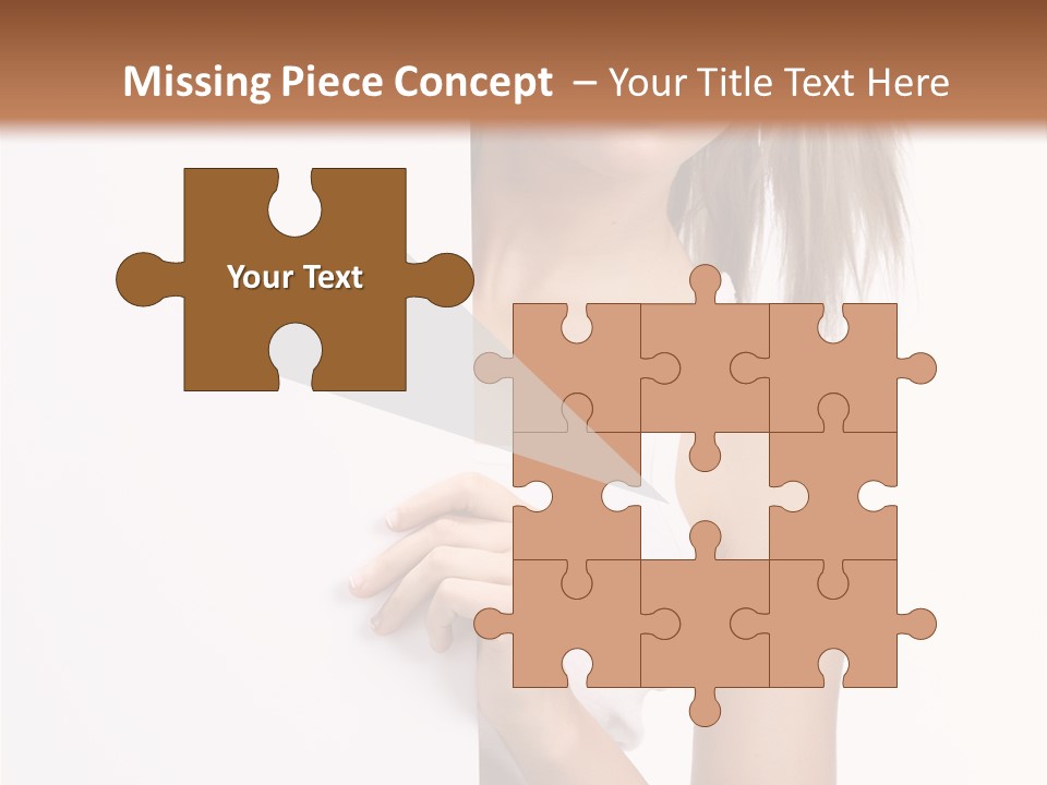 Beautiful Add Girl PowerPoint Template