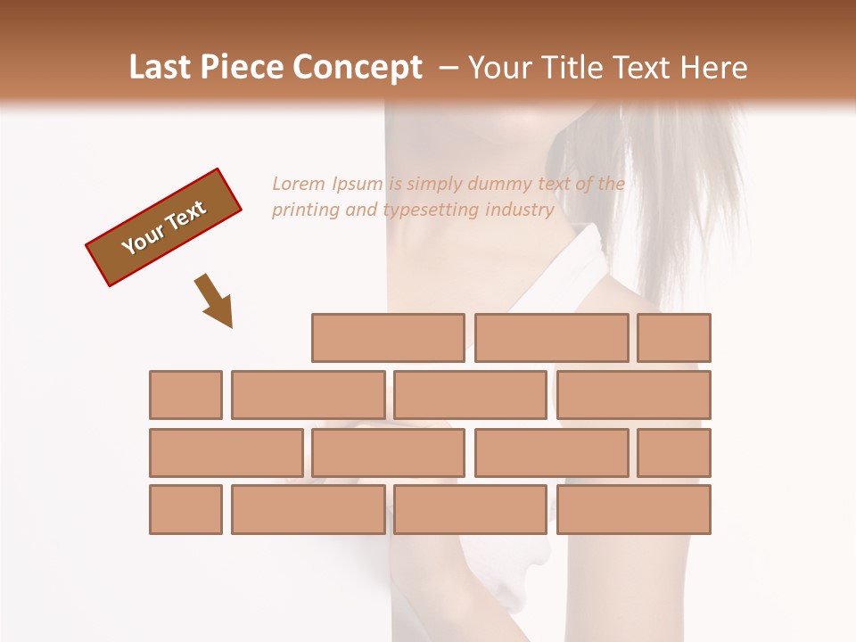 Beautiful Add Girl PowerPoint Template