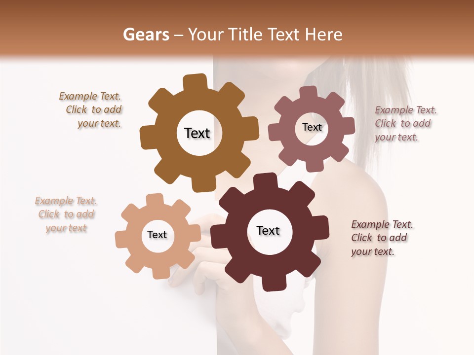 Beautiful Add Girl PowerPoint Template